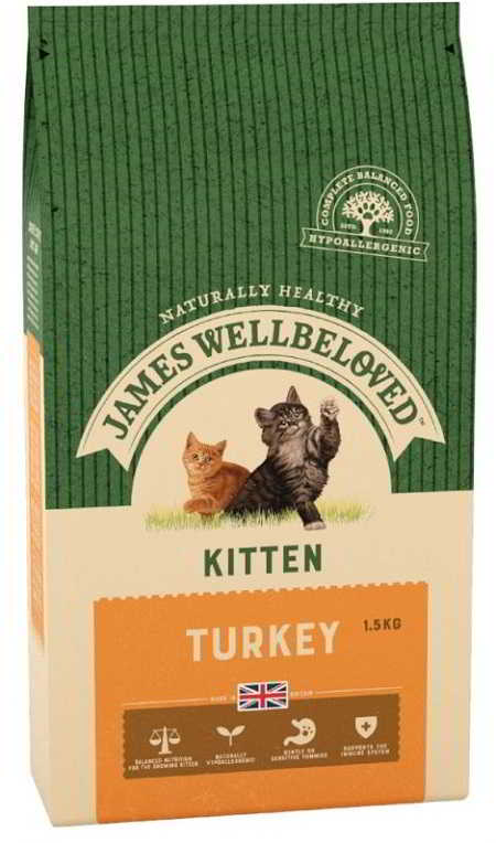 James Wellbeloved Kitten - Tacchino & Riso
